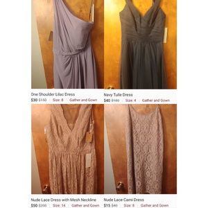 Lot Of formal Dresses, Sizes 6-16 (mostly size 10)
